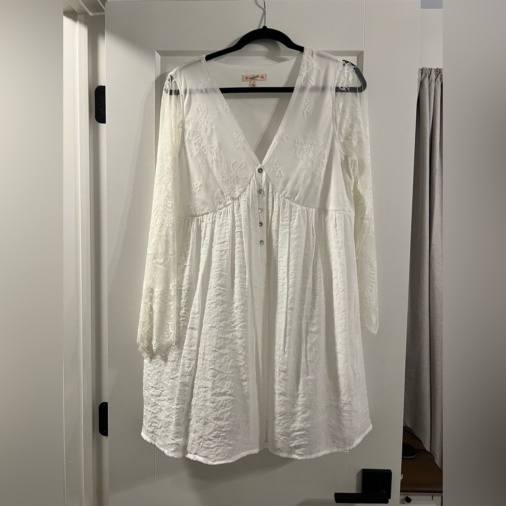 Magnolia Boutique White Lace Dress